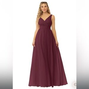 Azazie Kora Cabernet (Burgundy) Bridesmaid Dress